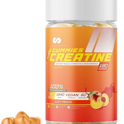 PURE CREATINE GUMMIES - JUICY PEACH