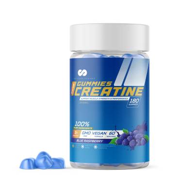 PURE CREATINE GUMMIES - BLUE RASPBERRY 